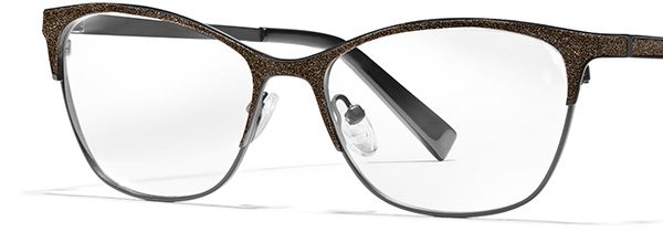 Womens Stainless Steel Rectangle Eyeglasses 3218821