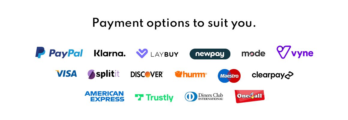 Payment options to suit you.