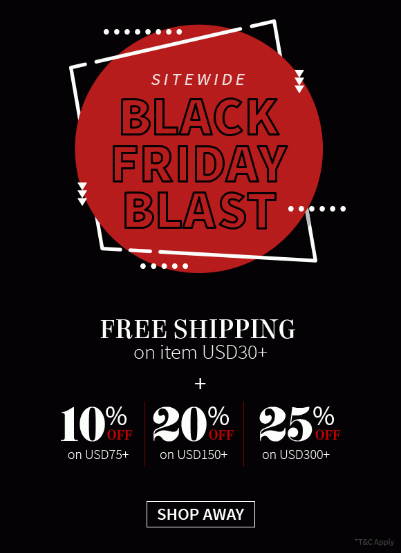 Black Friday Blast: Upto 25% Off and Free Shipping on item $30+. Shop!