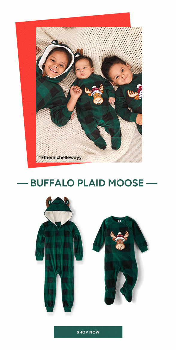 Matching Family Pajamas - Green Buffalo Plaid Collection