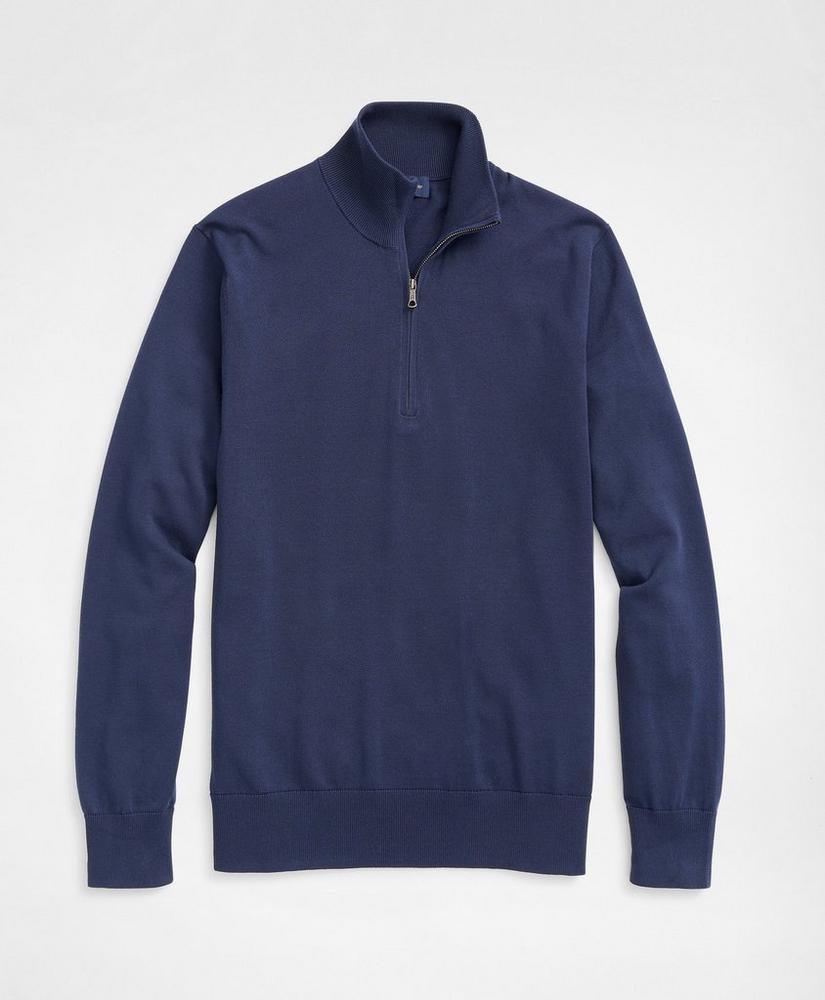 Supima® Cotton Half-Zip Sweater