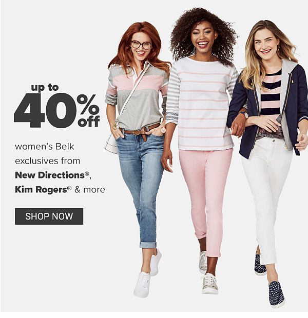 Up to 40% off Women's Belk Exclusives from New Directions, Kim Rogers & more - Shop Now