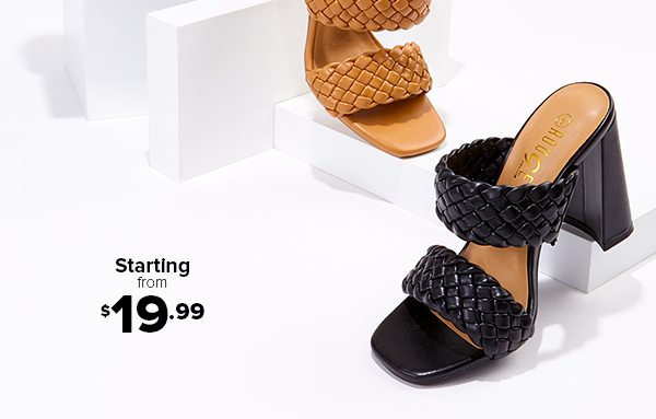 Heels Starting from $19.99