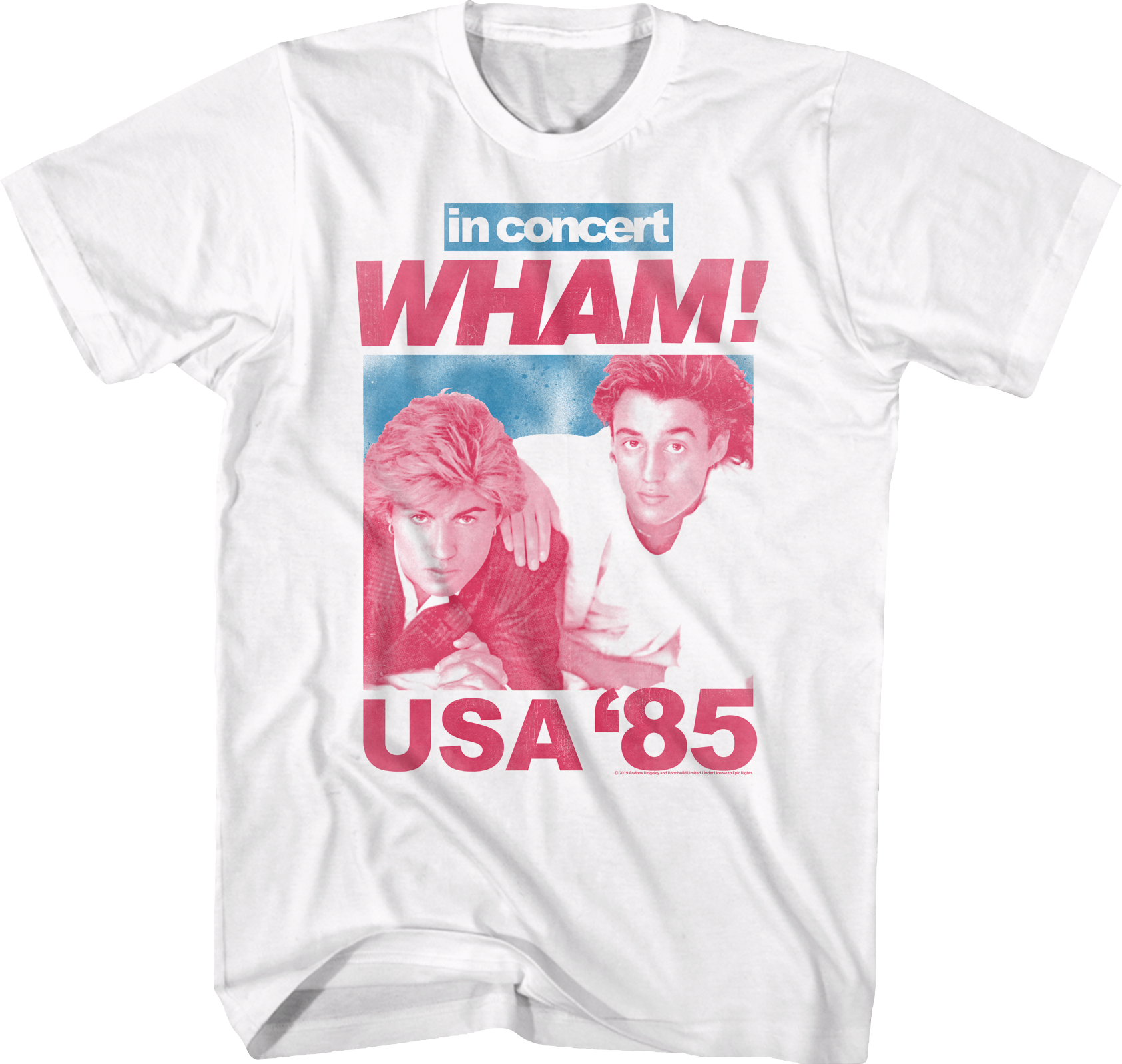 '85 USA Concert Wham T-Shirt