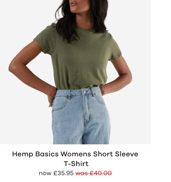 Afends Hemp Basics Womens Short Sleeve T-Shirt