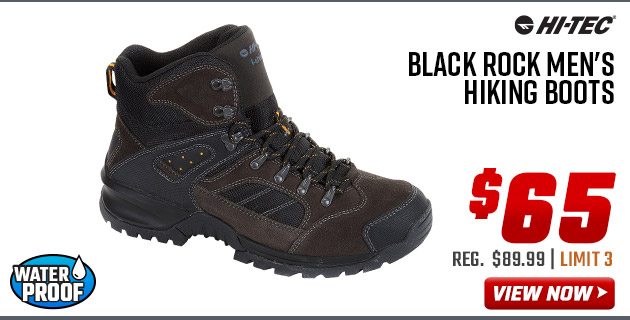 HI-TEC Black Rock Men's Hiking Boots