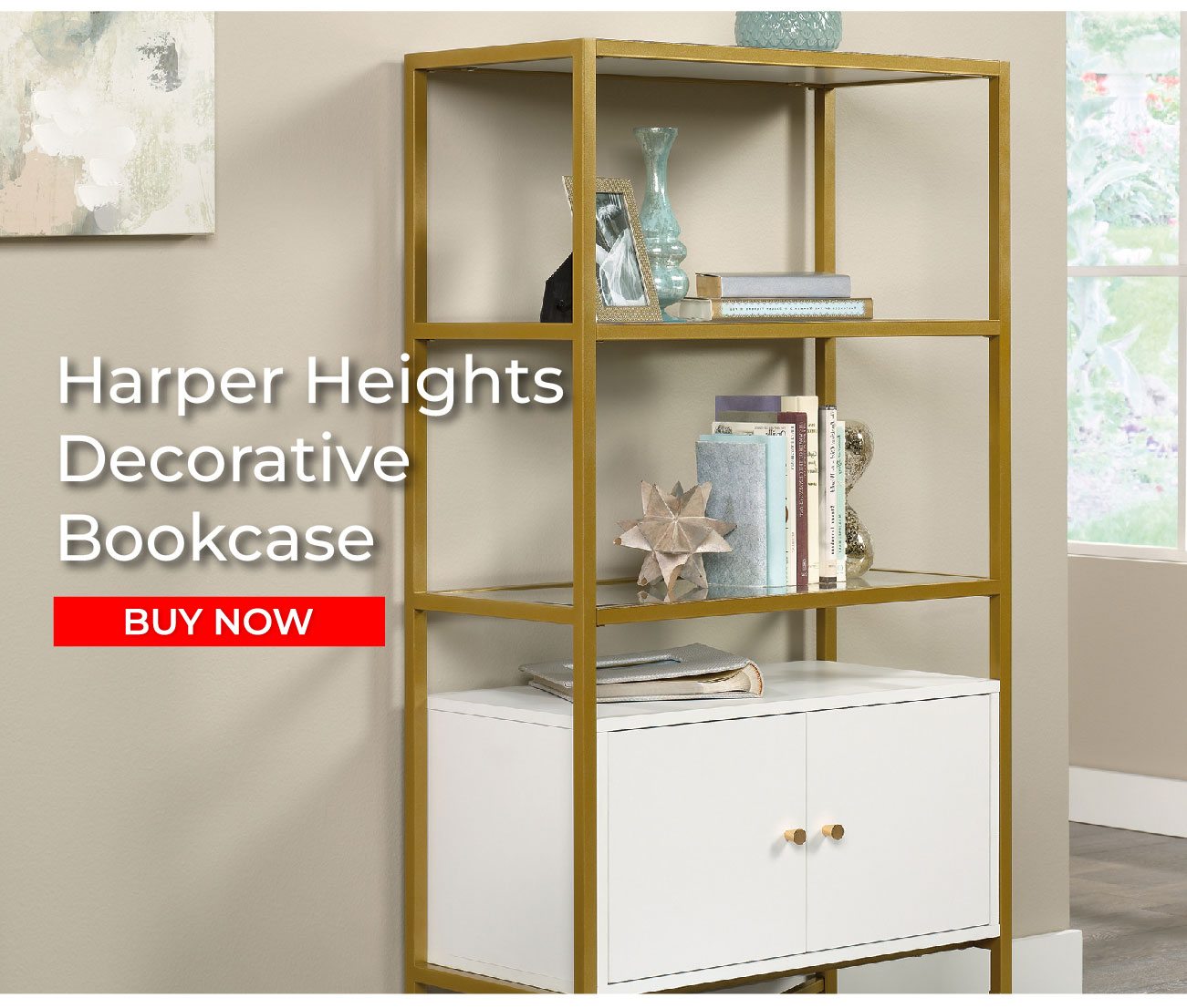 Harper Heights Decorative Bookcase