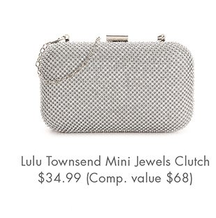 LULU TOWNSEND MINI JEWELS CLUTCH $34.99 (COMP. VALUE $68)