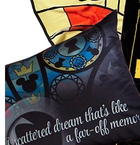 Kingdom Hearts Stained Glass Pillowcase Set