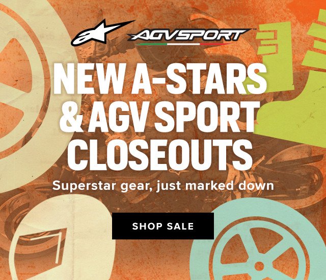 New A-Stars & AGV Sport Closeouts - Shop Sale