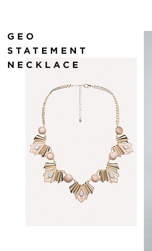 Geo Statement Necklace