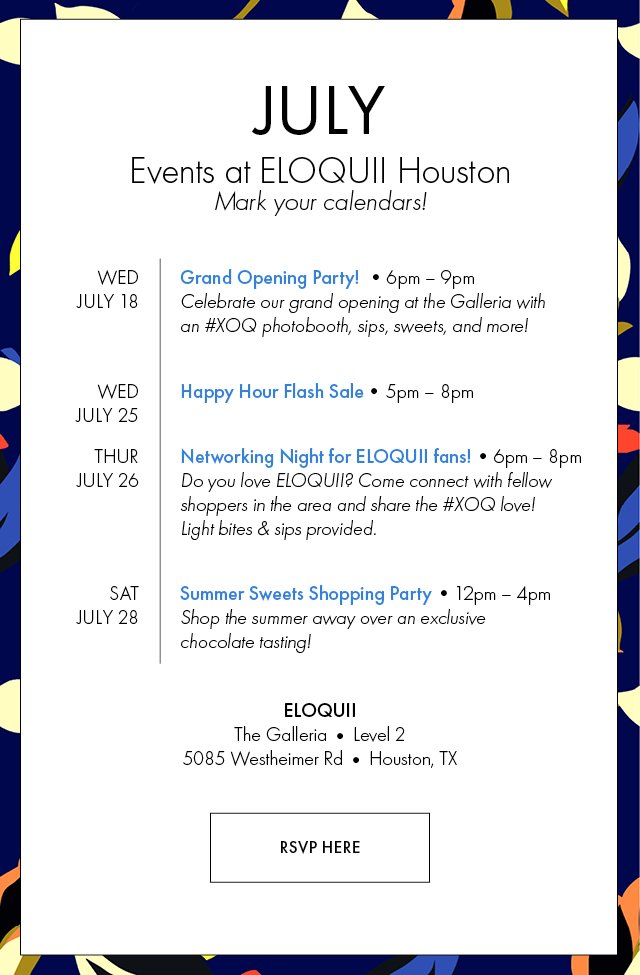 July events Houston