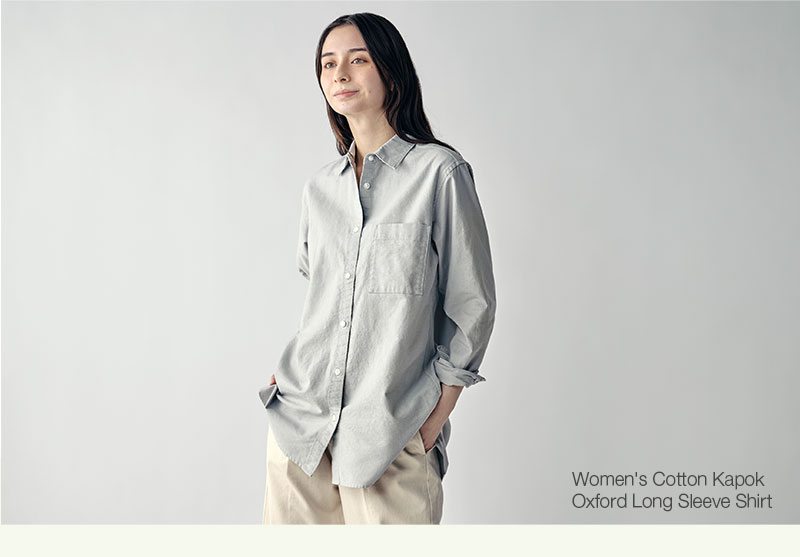 View Women's Cotton Kapok Oxford Long Sleeve Shirt