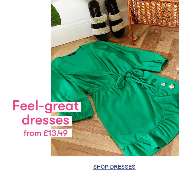Dresses from £13.49