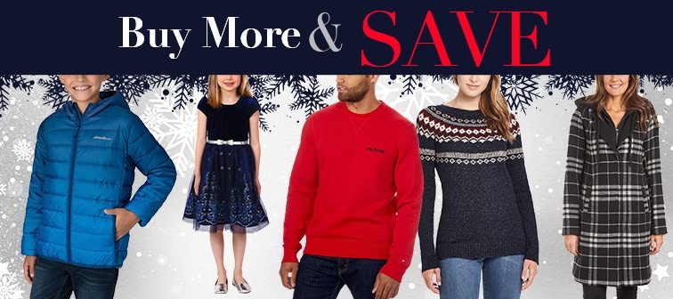 Buy more and save.
