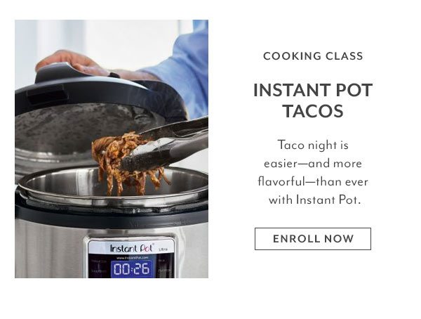 Class - Instant Pot Tacos