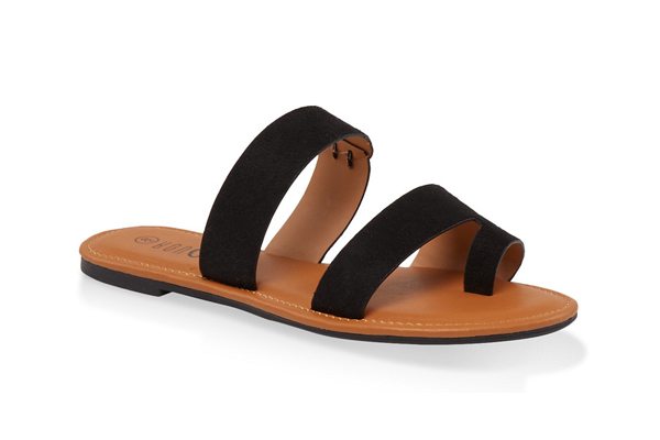 Two Band Toe Loop Sandals