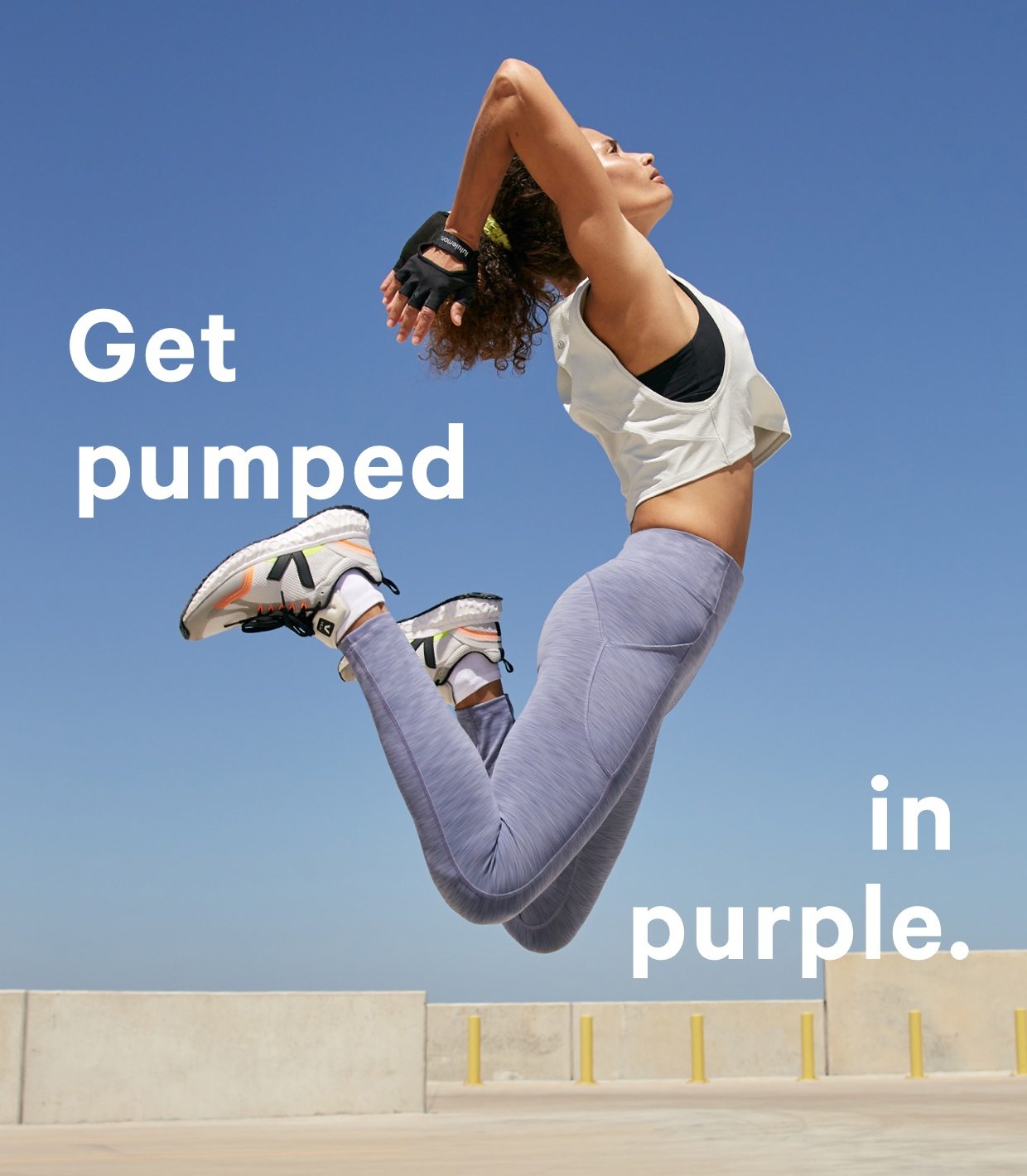 Get pumped in purple. - SHOP WHAT'S NEW