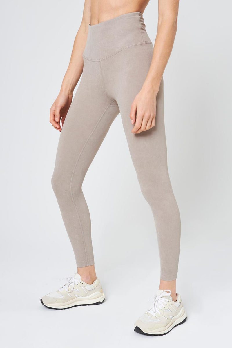 Vital Recycled Nylon High-Waisted Basic Legging 25" Washed