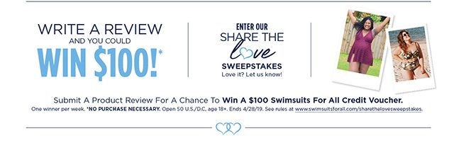 Enter Our Share The Love Sweepstakes