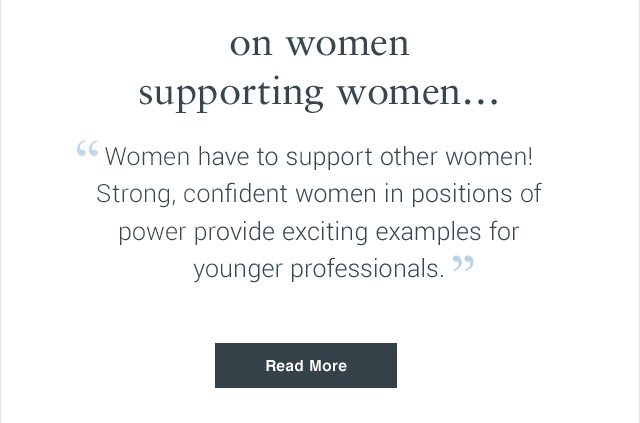 on women supporting women…
