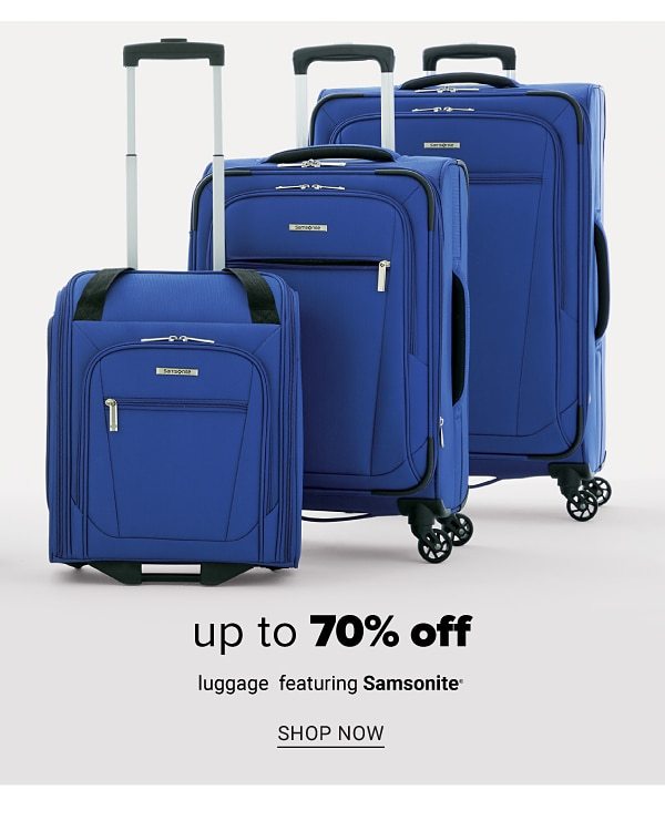 Up to 70% off Luggage feat. Samsonite - Shop Now