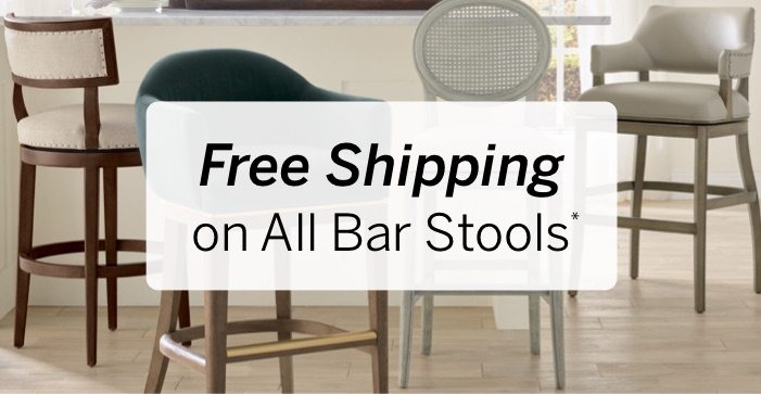 Free Shipping on All Bar Stools*