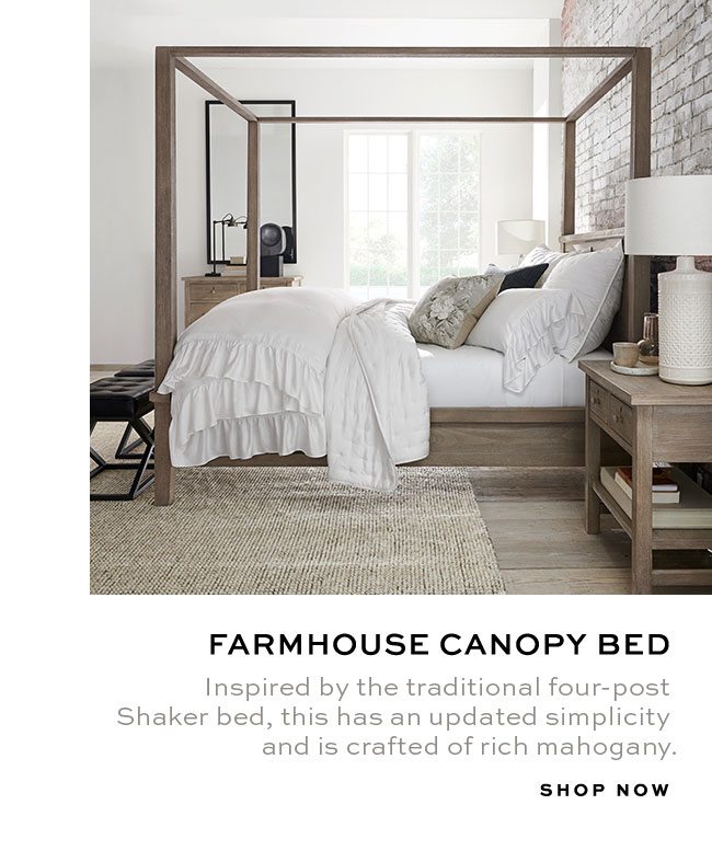 FARMHOUSE CANOPY BED