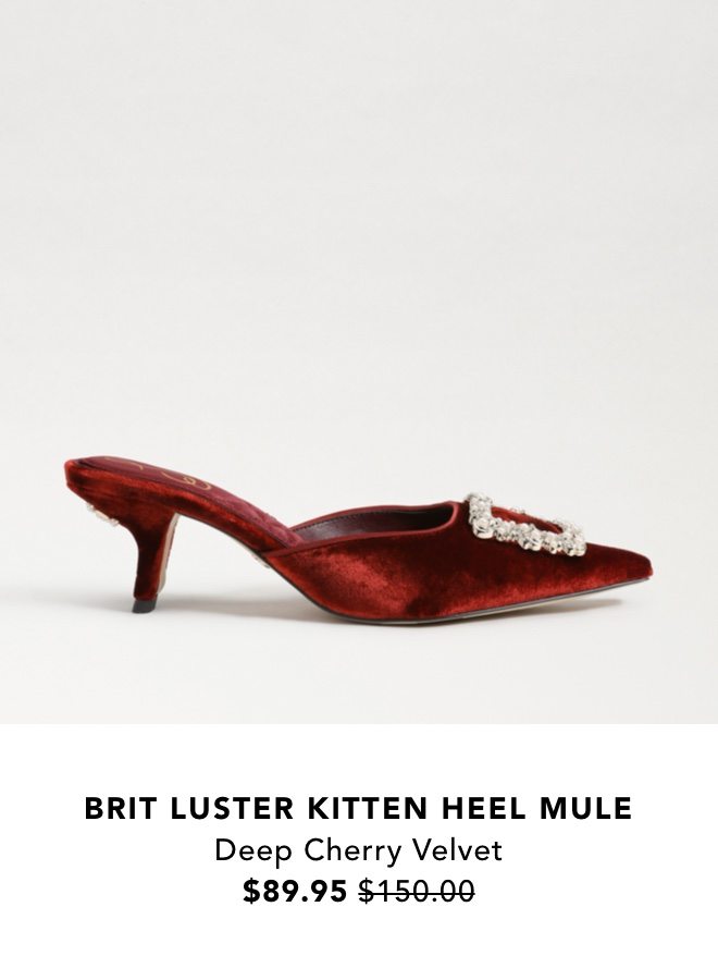 Brit Luster Kitten Heel Mule (Rosemary Multi)