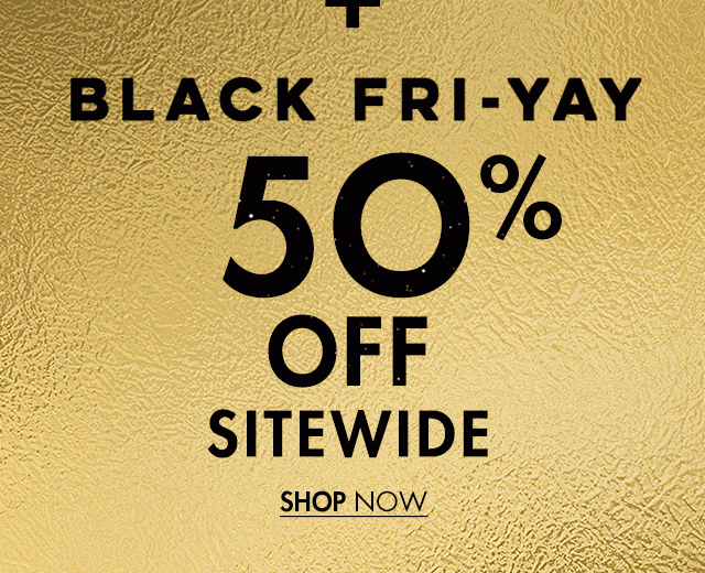 50% Off Sitewide