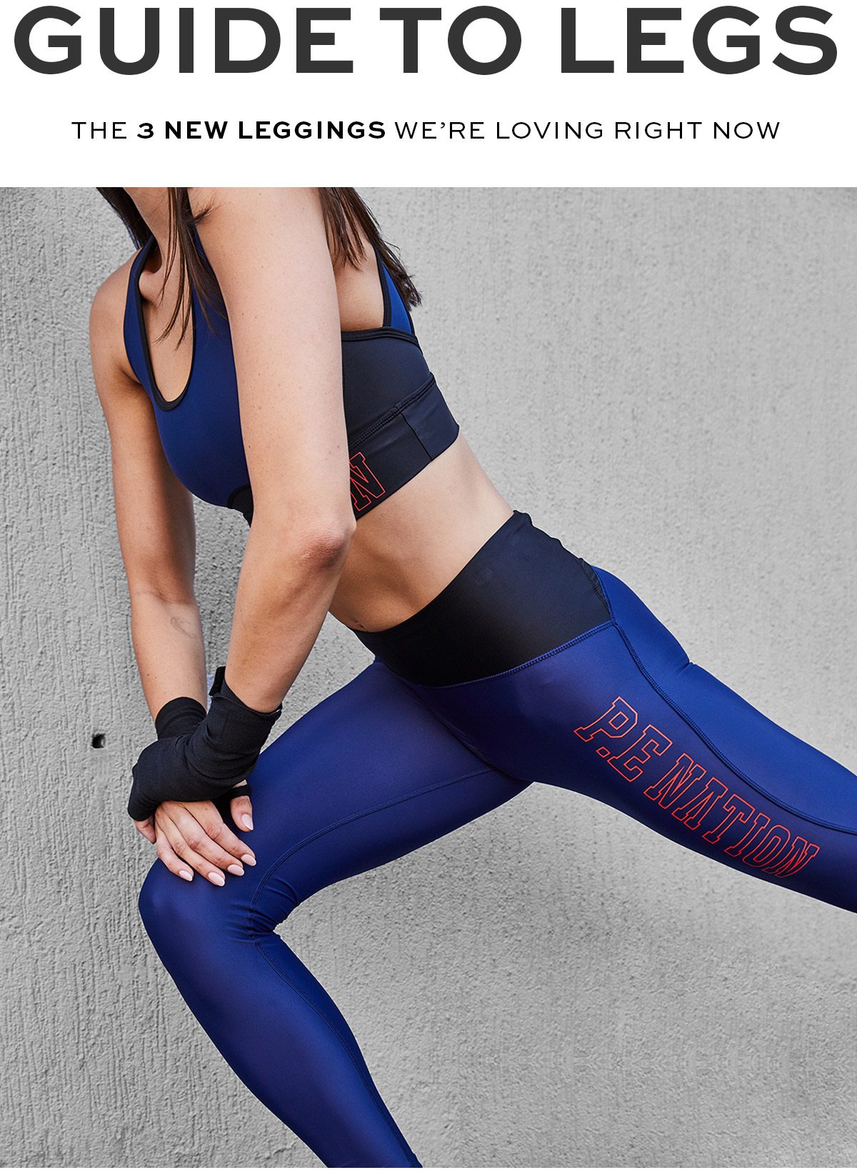 Pe nation temper deals run legging