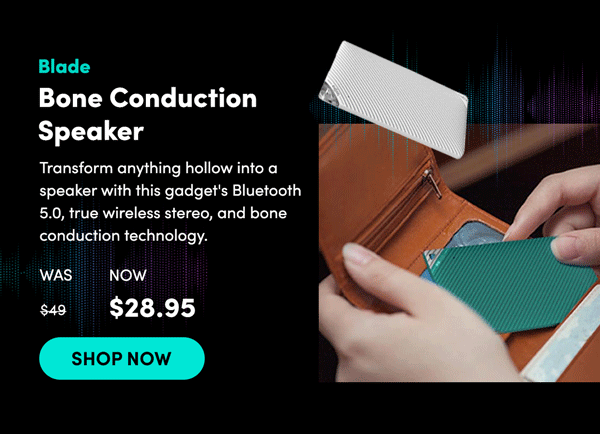 Blade Bone Conduction Speaker | Shop Now