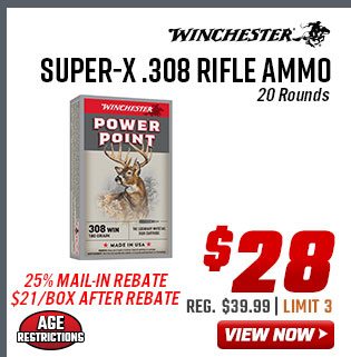 Winchester Super-X .308 Rifle Ammo