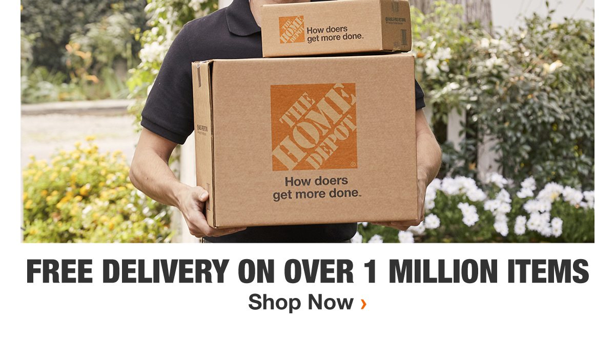 Free Delivery on Over 1 Million Items