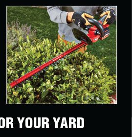 The Power of Bauer, now for your yard