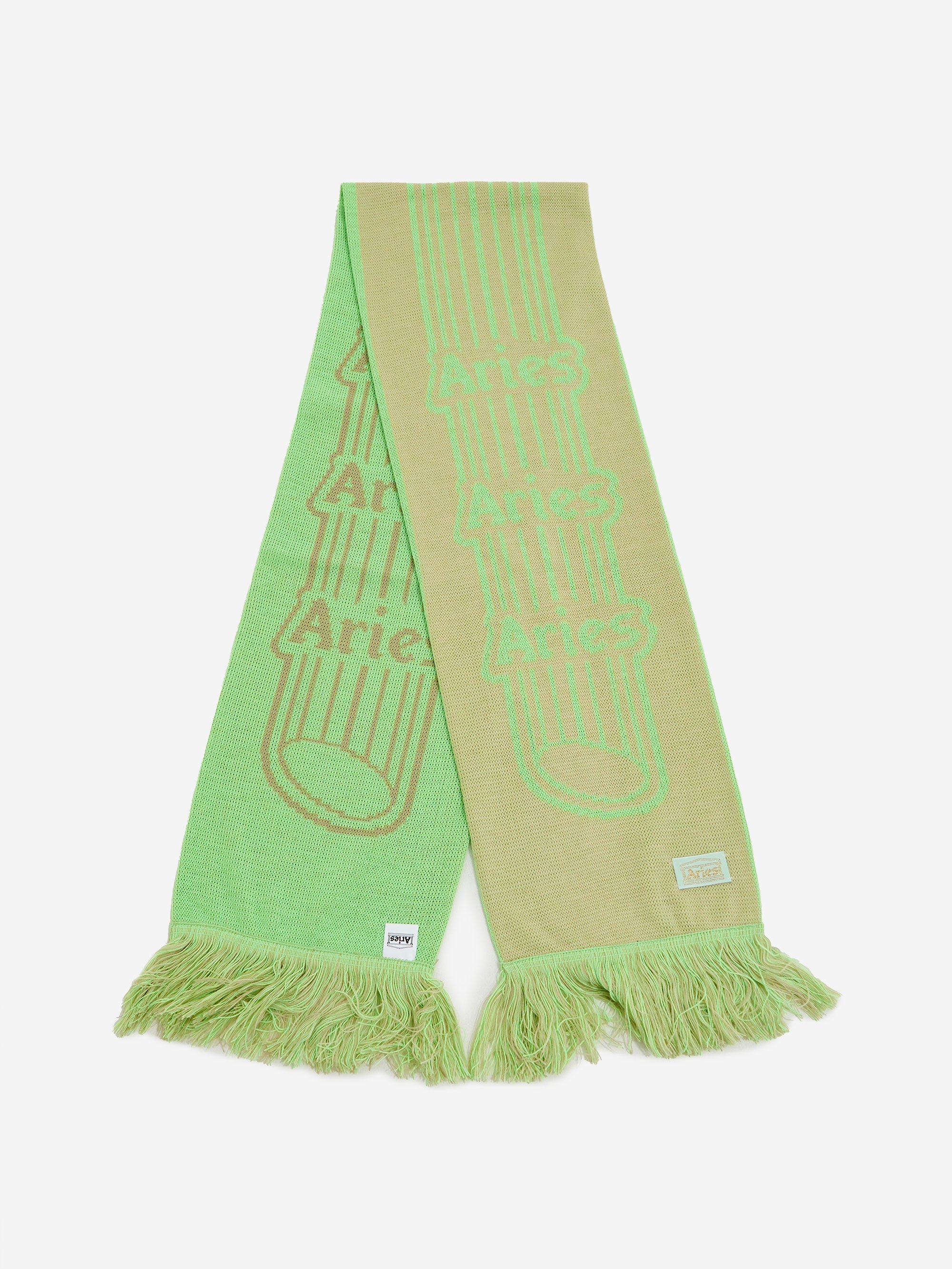 Image of Aries Column Scarf - Fluoro Green