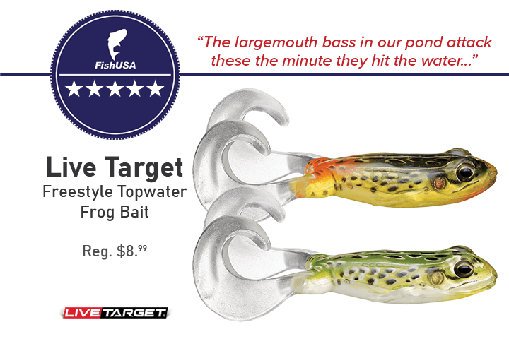 Live Target Freestyle Topwater Frog Bait