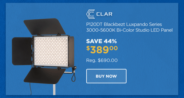 CLAR P120DT Blackbezt Luxpando Series 3000-5600K Bi-Color Studio LED Panel
