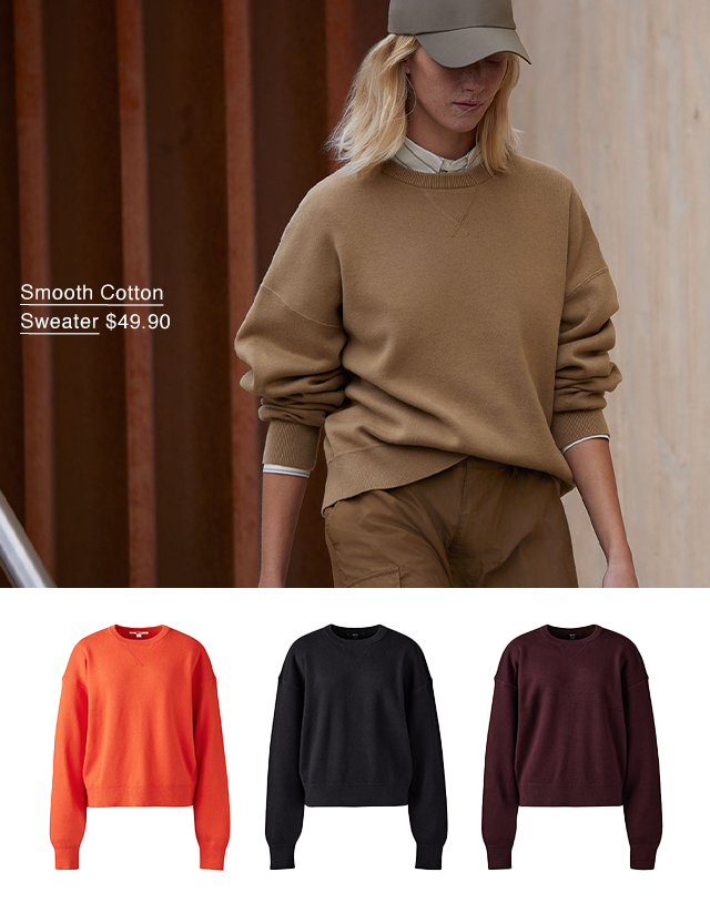 PDP4 - SMOOTH COTTON SWEATER