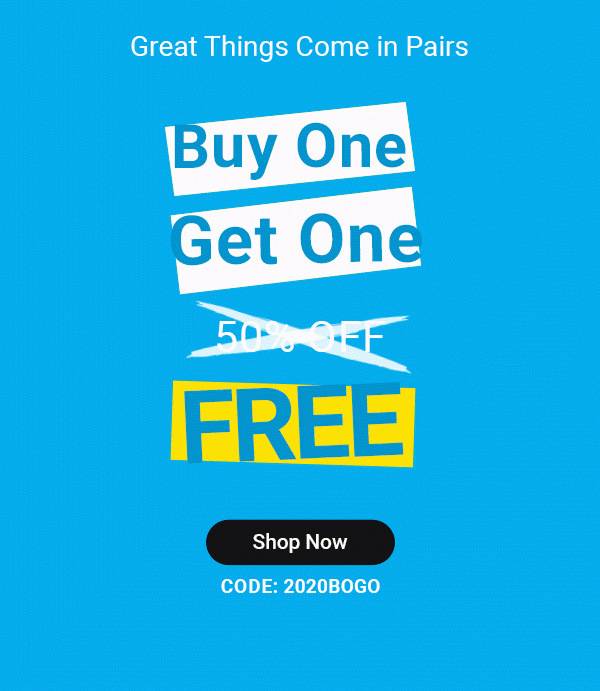 Buy One Get One FREE >