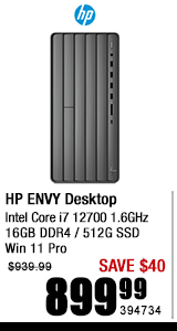 HP ENVY Desktop