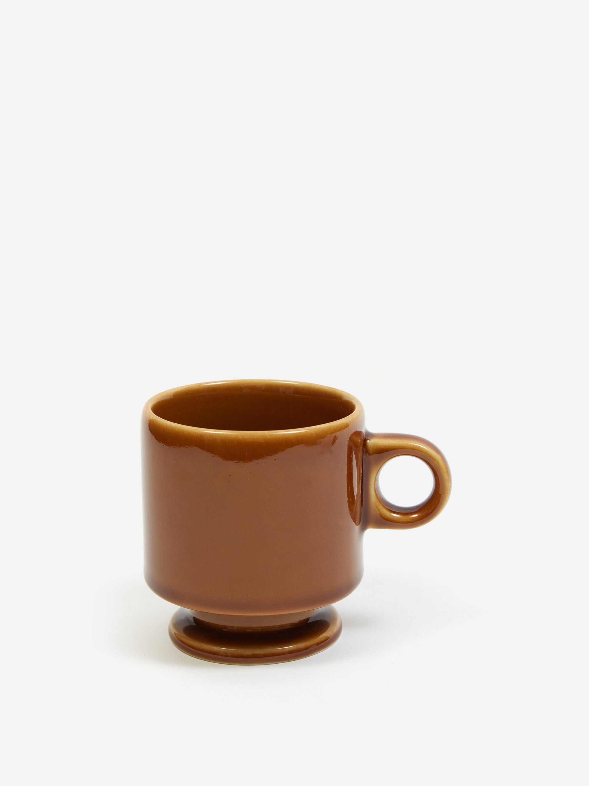 Image of Smith Stacking Footed Mug - Brown