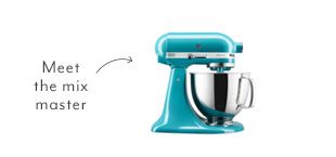 KitchenAid Artisan Stand Mixer in Ocean Drive