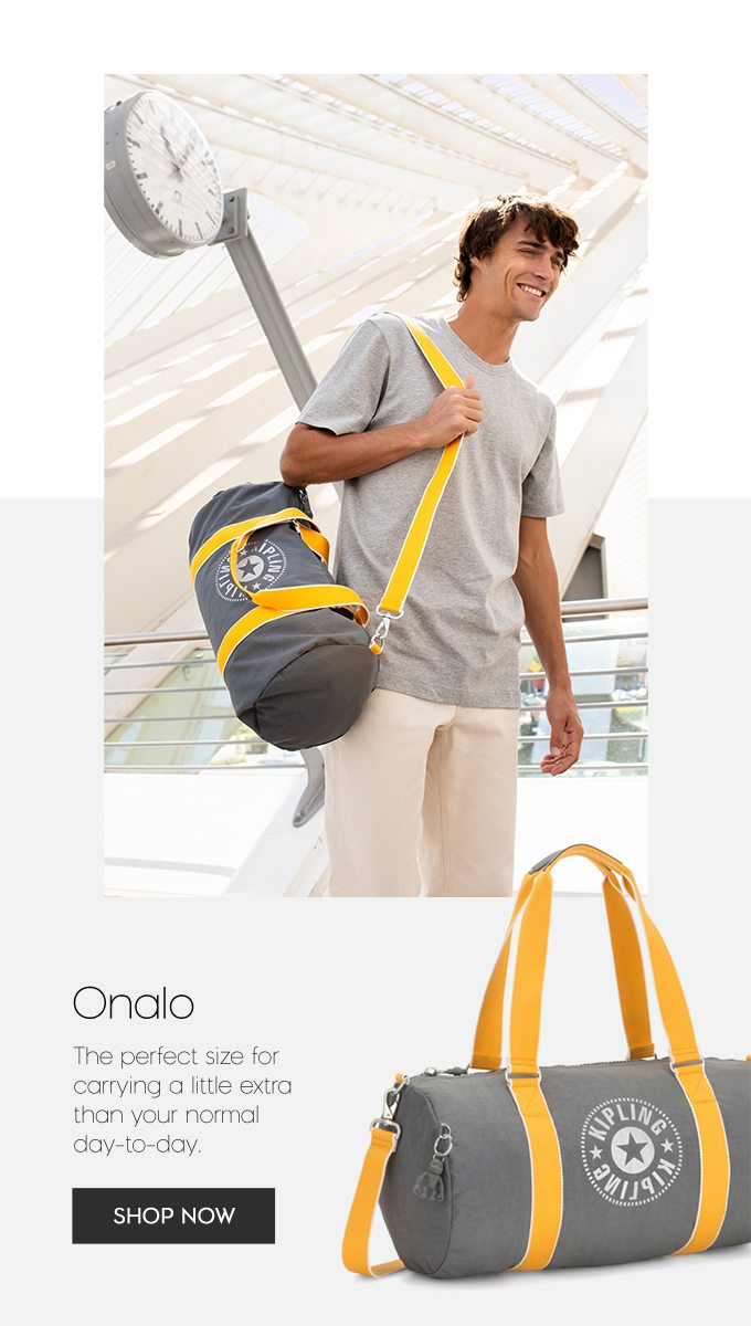 Onalo. The perfect size for carrying a little extra than your normal day-to-day. Shop Now.