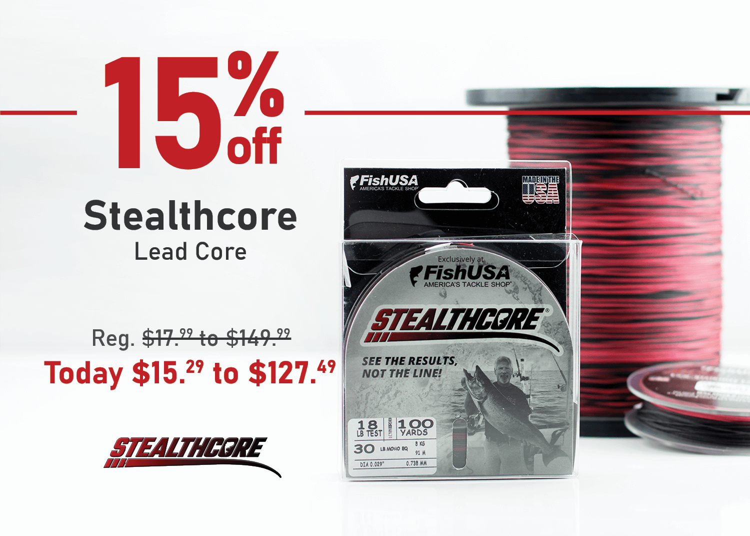 Save 15% on the Stealthcore Lead Core