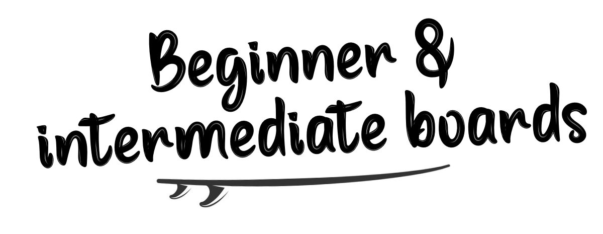 Beginner & Intermediate Surfboards Banner