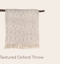 Textured Oxford Throw