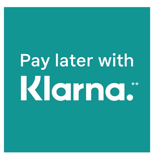 PAY LATER WITH KLARNA.**