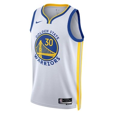  Nike Stephen Curry White Swingman Jersey...