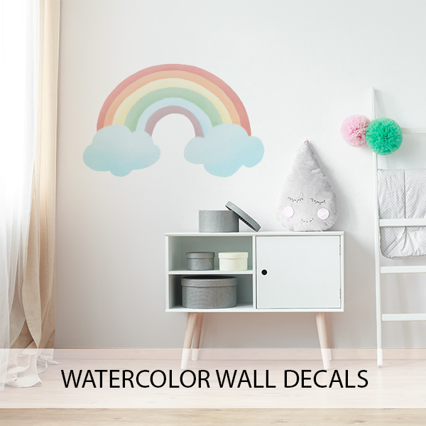 WATERCOLOR WALL DECALS